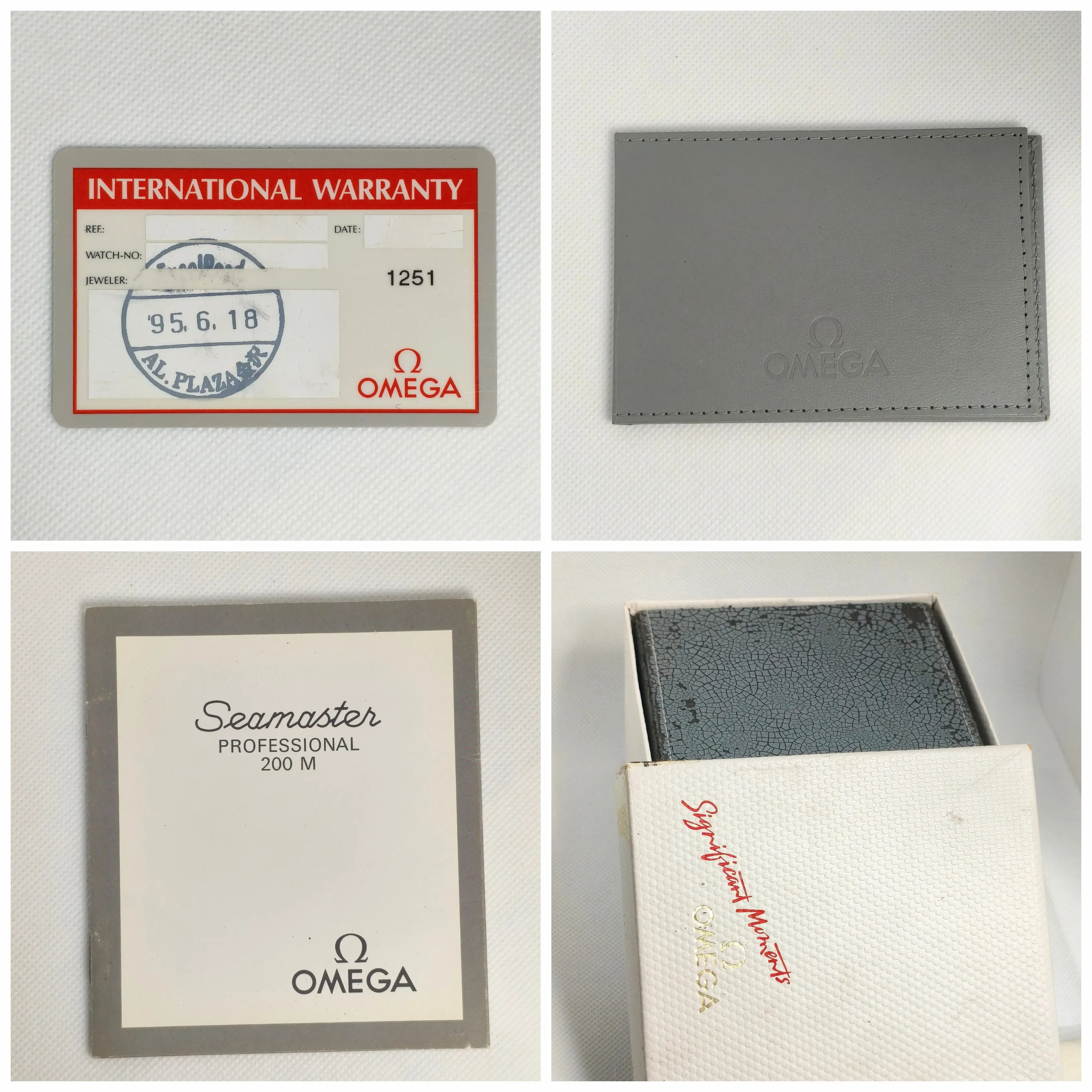 Omega Seamaster Pre Bond Seamaster Professional 200m,Warranty Certificate (Open) - Image 3