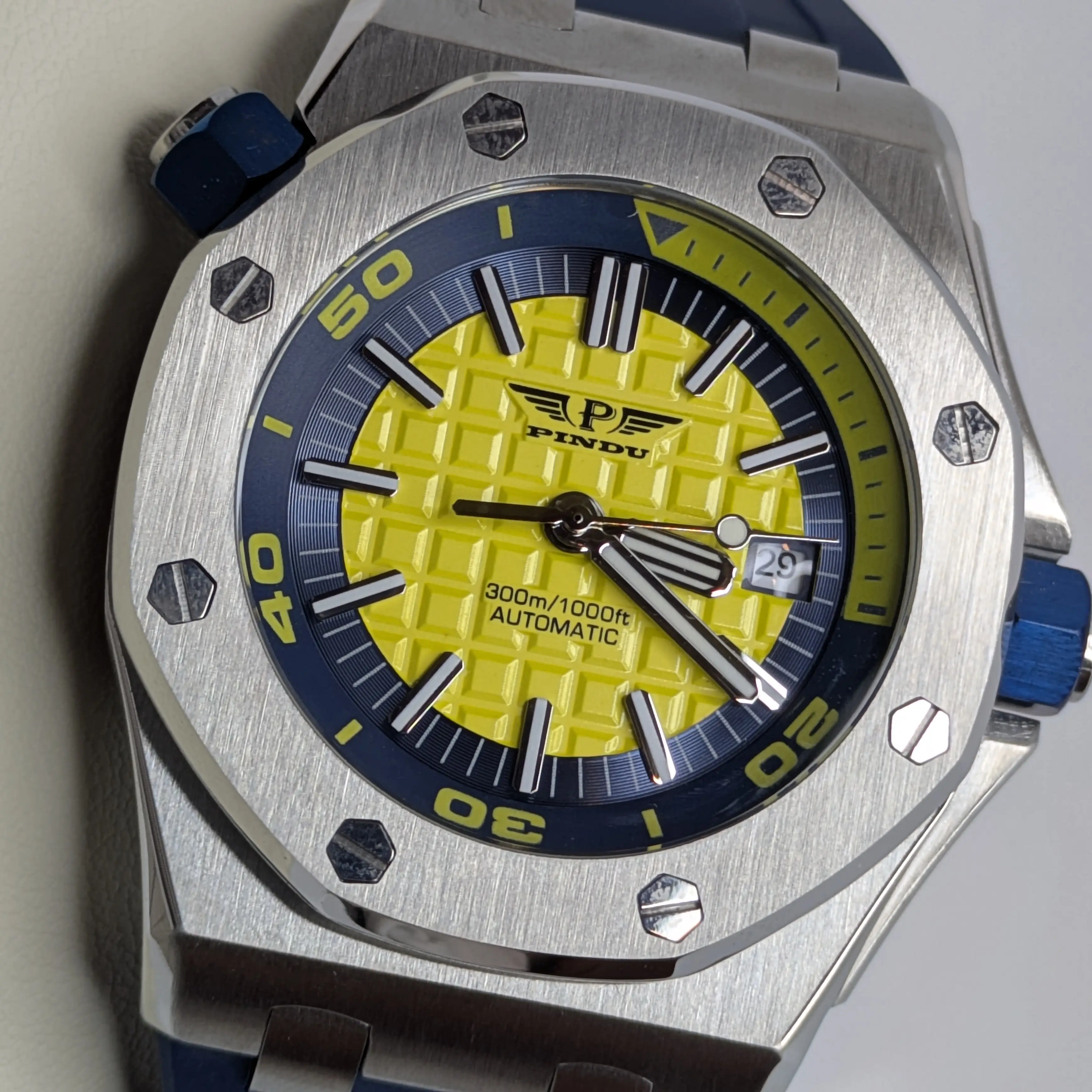 PINDU Octagon "Royal Oak" Style Automatic – Tapestry Dial - Image 1