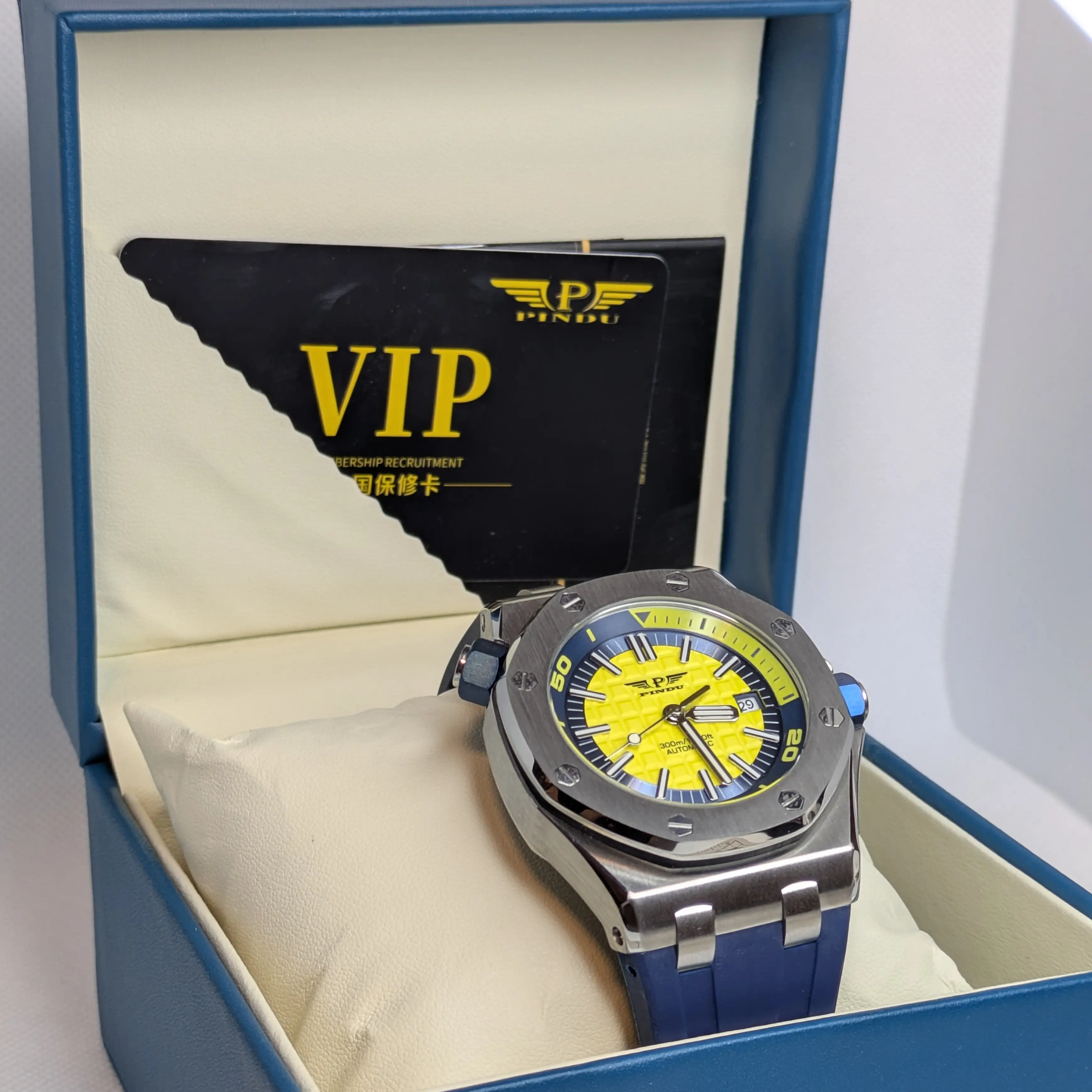 PINDU Octagon "Royal Oak" Style Automatic – Tapestry Dial - Image 3