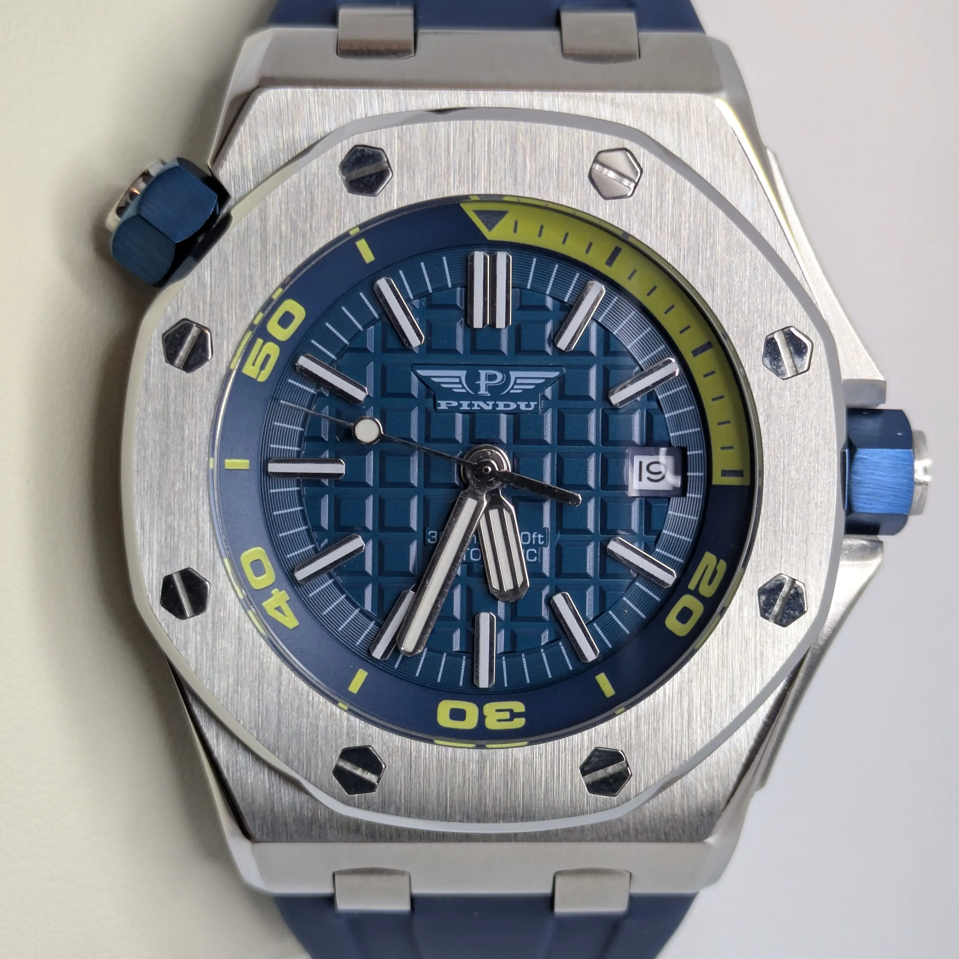 PINDU Octagon "Royal Oak" Style Automatic – Tapestry Dial - Image 1