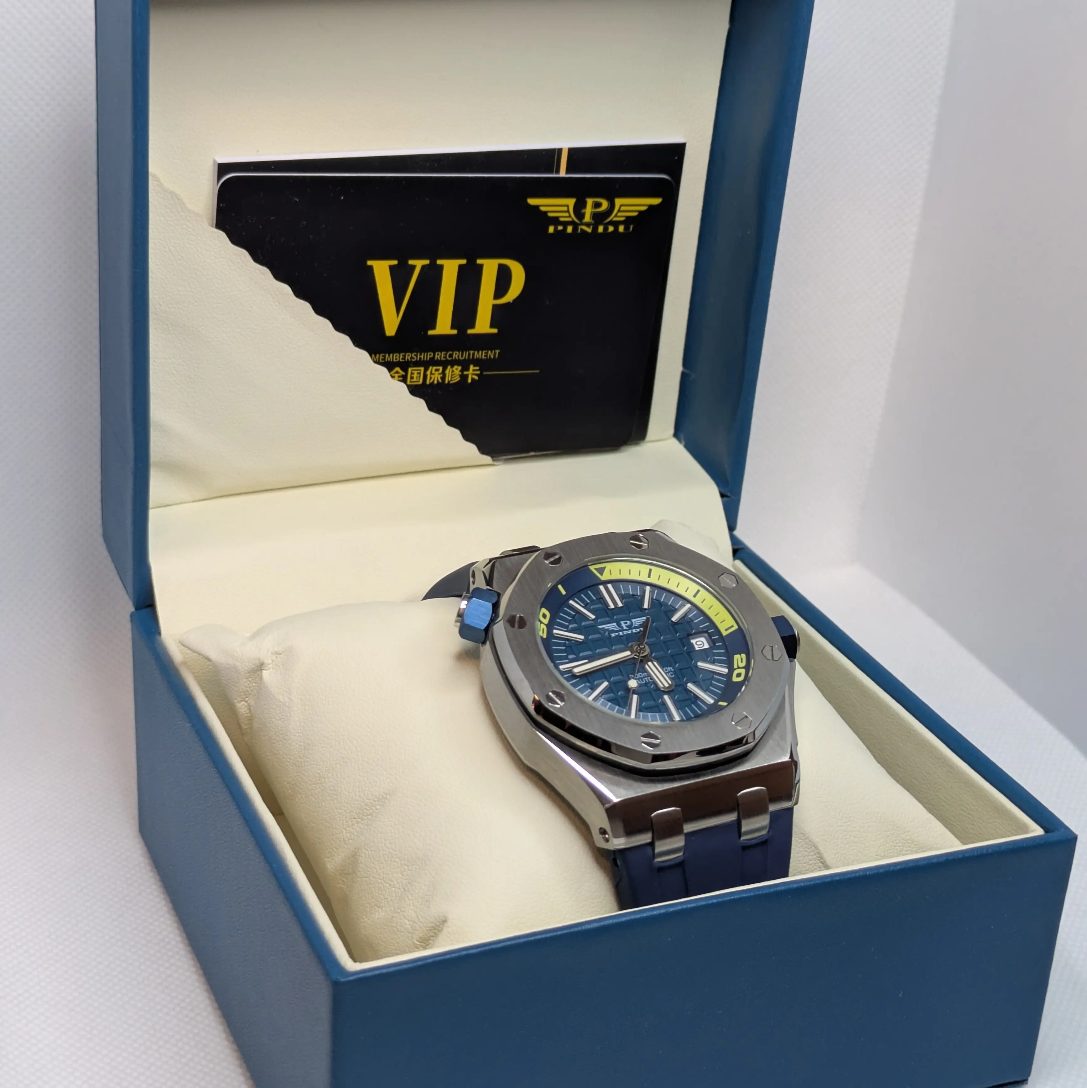 PINDU Octagon "Royal Oak" Style Automatic – Tapestry Dial - Image 3